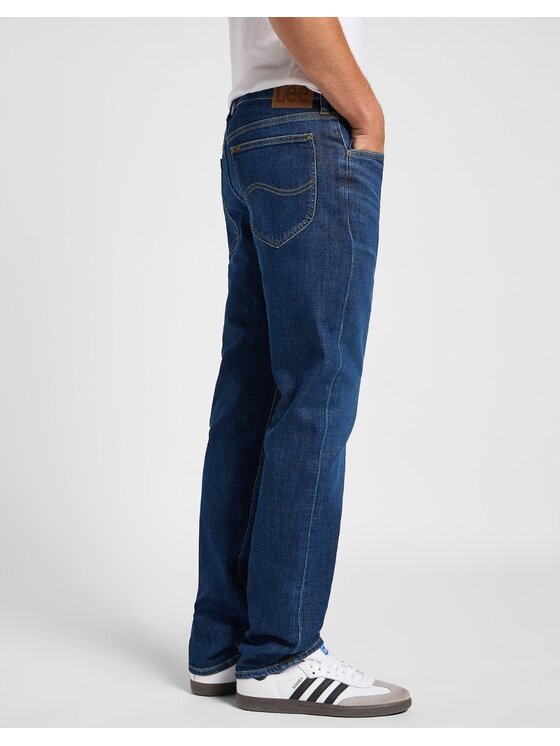 Lee Lee Jeansy Daren Zip Fly Niebieski Regular Fit
