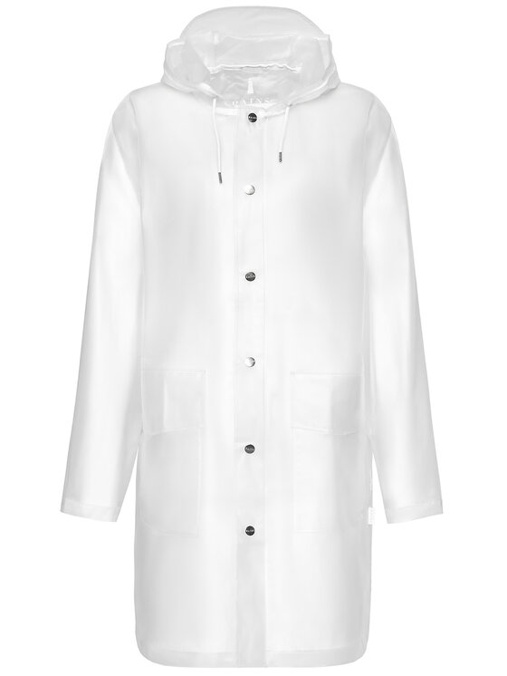 Rains Rains Μπουφάν αδιάβροχο Unisex 1269 Λευκό Regular Fit