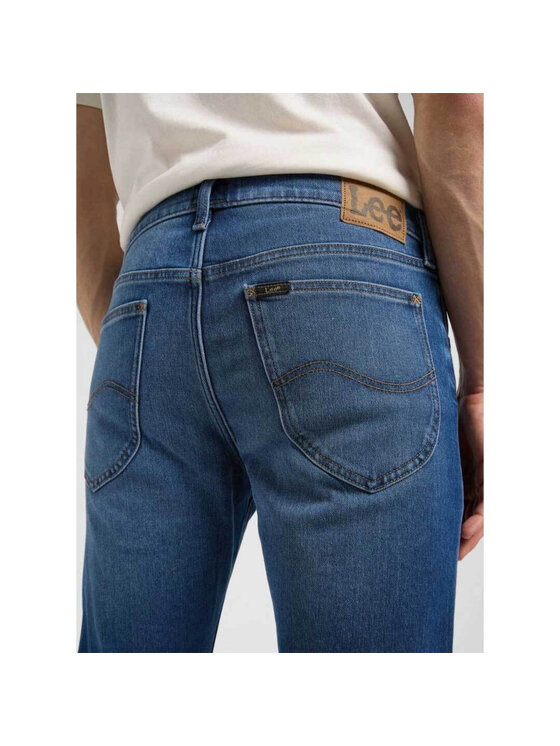 Lee Lee Jeansy DAREN ZIP FLY Niebieski Straight Fit