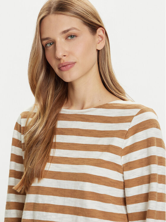 Marc O'Polo Marc O'Polo Blusa 508 3014 52145 Beige Relaxed Fit