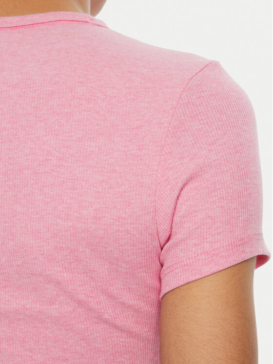 Tommy Jeans Tommy Jeans Футболка DW0DW20463 Рожевий Slim Fit