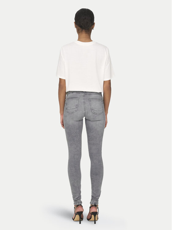 ONLY ONLY Jeans Power 15231450 Grau Skinny Fit