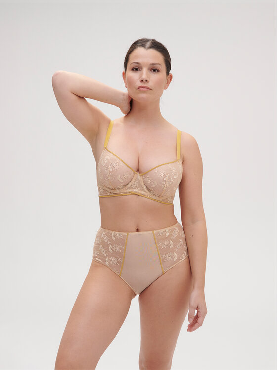 Simone Pérèle Simone Pérèle Reggiseno Balconette Adele 1C7330 Beige