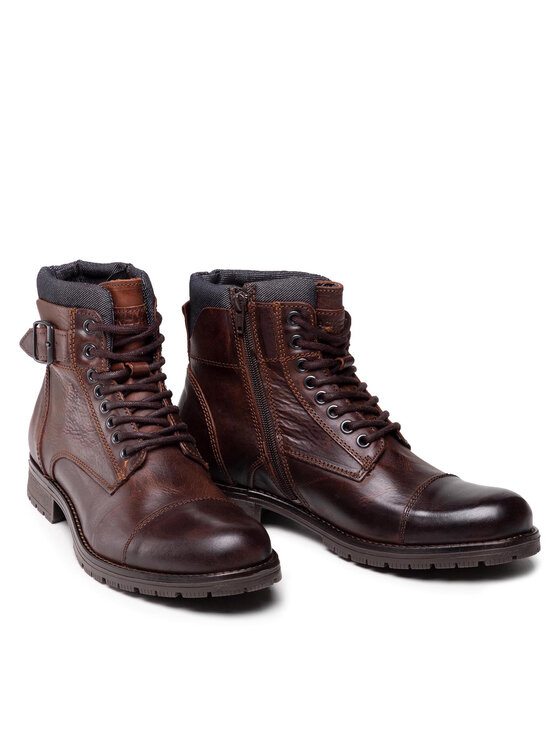 Jack & Jones Jack & Jones Zimske čizme Jfwalbany 12140938 Smeđa