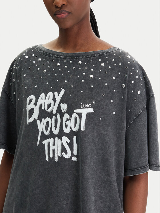 Liu Jo Liu Jo T-Shirt WA6131 J3868 Γκρι Regular Fit