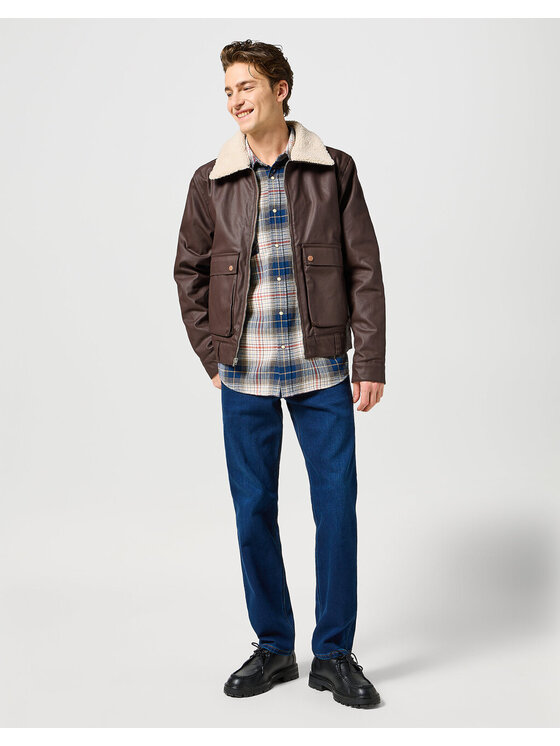 Wrangler Wrangler Jeansy GREENSBORO Niebieski Regular Fit