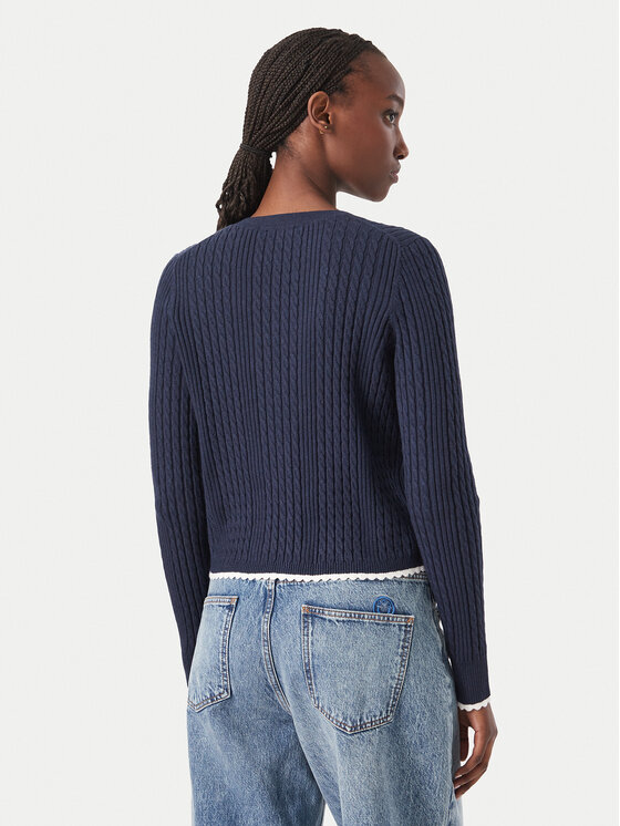 Tommy Jeans Tommy Jeans Kardigan DW0DW23458 Tumesinine Regular Fit