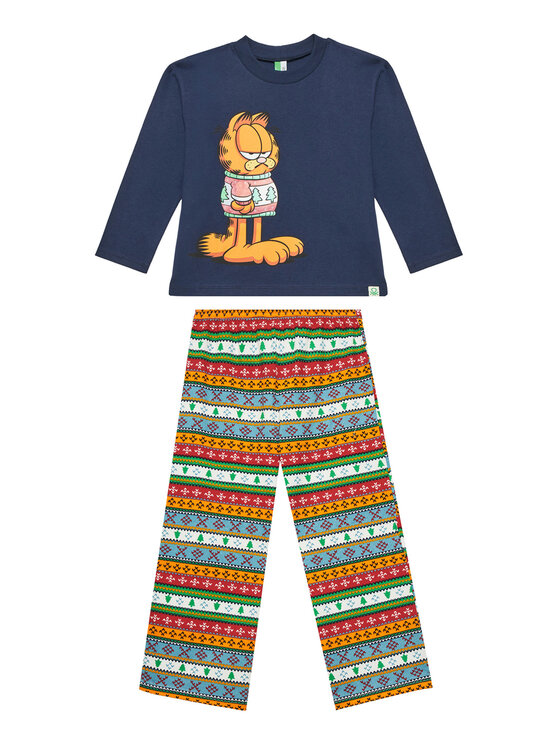 United Colors Of Benetton United Colors Of Benetton Pidžama 37MW0P07T Tamnoplava Regular Fit