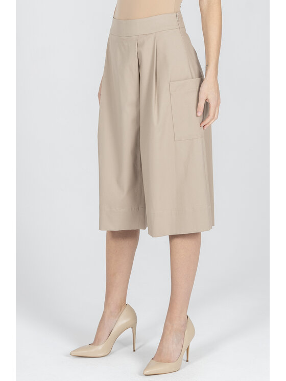 Deni Cler Milano Deni Cler Milano Szorty materiałowe W-DC-5231-F2-B5-13-1 Beżowy Loose Leg