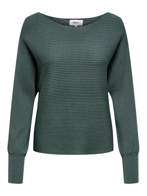 ONLY ONLY Sveter Adaline 15226298 Zelená Relaxed Fit