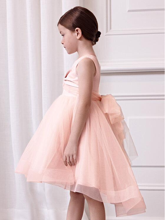 Abel & Lula Abel & Lula Sukienka elegancka 5037 Różowy Regular Fit