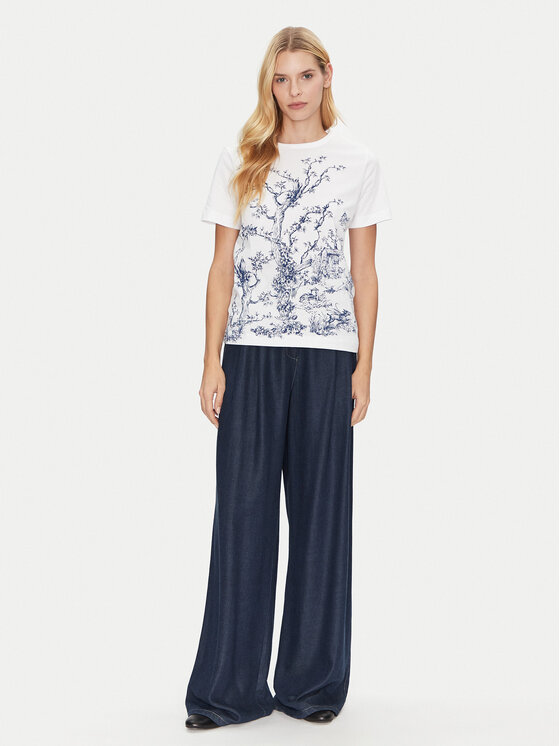 Munthe Munthe T-Shirt Fedelio 251110025160 Biały Regular Fit