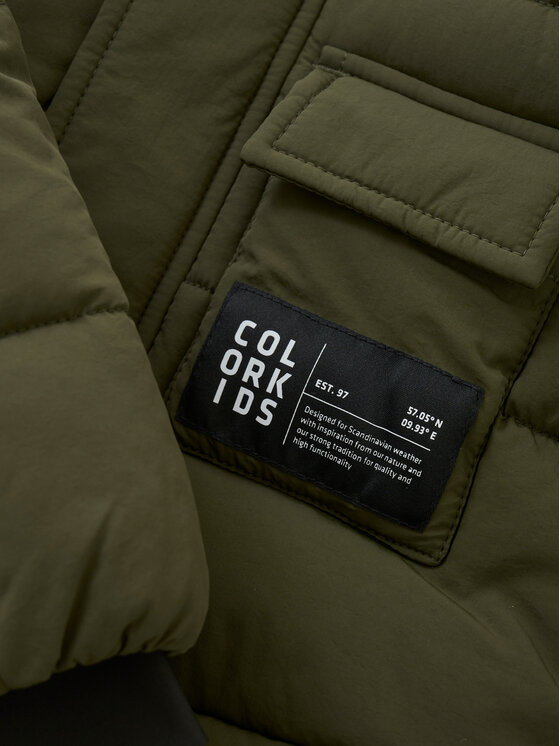 Color Kids Color Kids Зимно яке 741681 Зелен Regular Fit