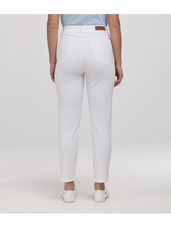 Lee Cooper Lee Cooper Jeansy JEANS D MATEA 2424 WHITE Biały Regular Fit
