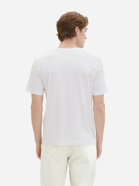 Tom Tailor Tom Tailor Комплект тениски 1037741 Бял Regular Fit