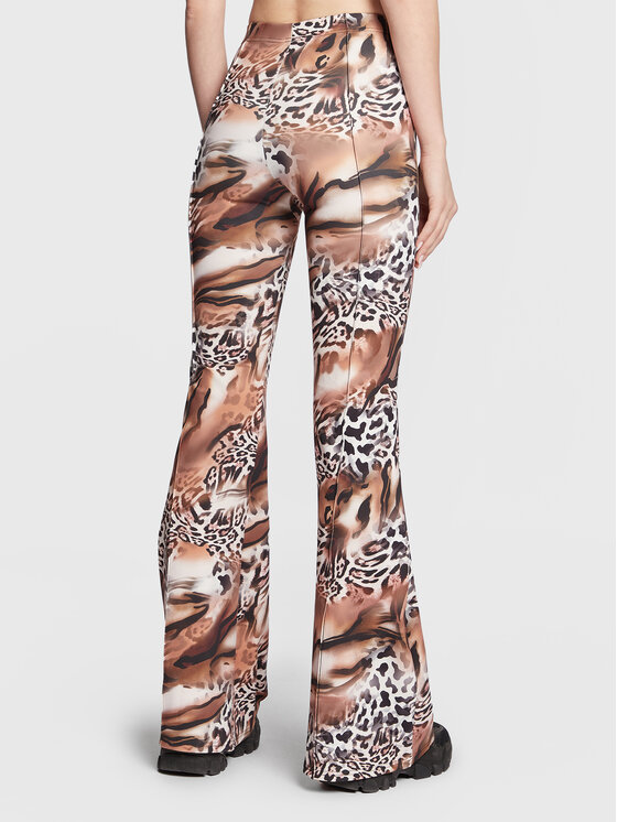 Guess Guess Hlače iz tkanine V3RB02 KBIL2 Rjava Regular Fit