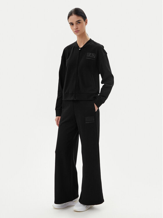 EA7 Emporio Armani EA7 Emporio Armani Mikina 7W000178 AF12473 UC001 Čierna Regular Fit