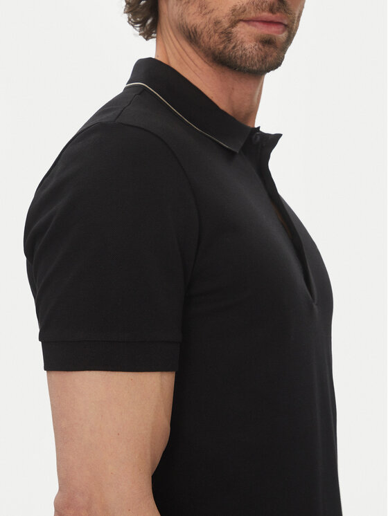 BOSS BOSS Polo majica Paule 4 50506195 Črna Slim Fit