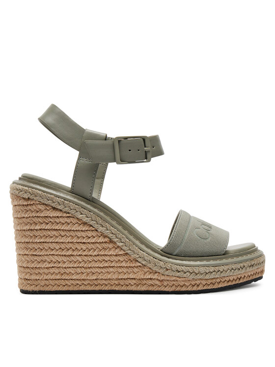 Calvin Klein Espadrile Wedge Sandal 70 He HW0HW02050 Siva