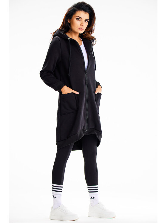 Infinite You Infinite You Mikina M334 Čierna Basic Fit