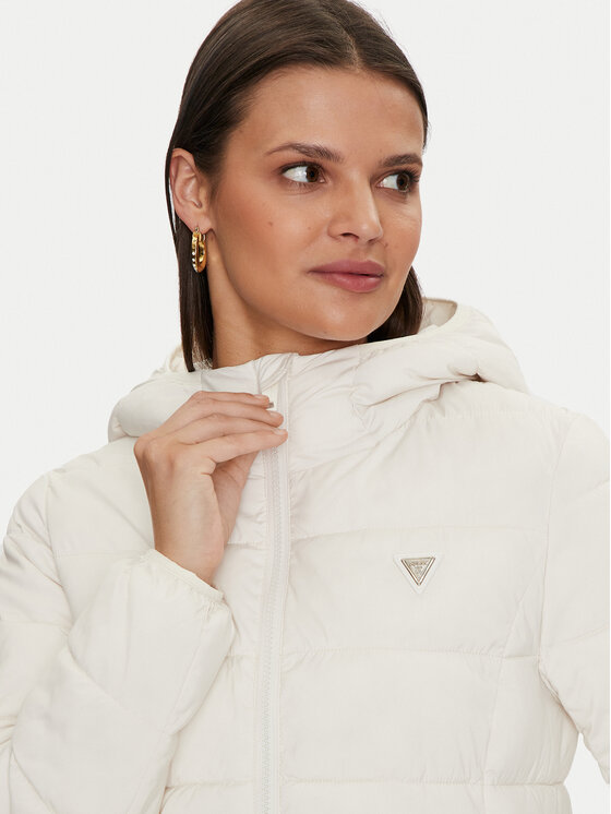Guess Guess Пуховик New Aleta V4YL05 WF3X0 Білий Long Fit