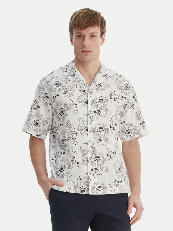 Guess Guess Cămașă M6GH29 W1718 Alb Regular Fit