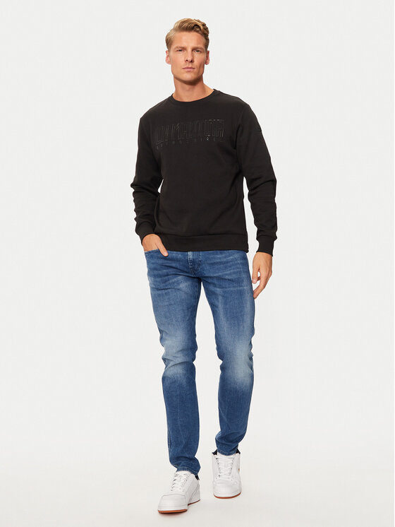 La Martina La Martina Longsleeve ZMF311 FP571 Μαύρο Regular Fit