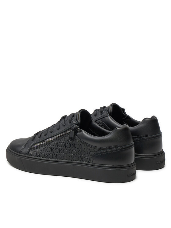 Calvin Klein Calvin Klein Αθλητικά Low Top Lace Up W/ Zip Mono HM0HM01496 Μαύρο