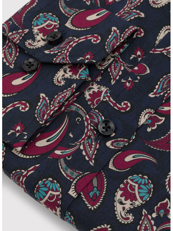 Pako Lorente Pako Lorente Koszula P24SF-1X-014-G Granatowy Slim Fit