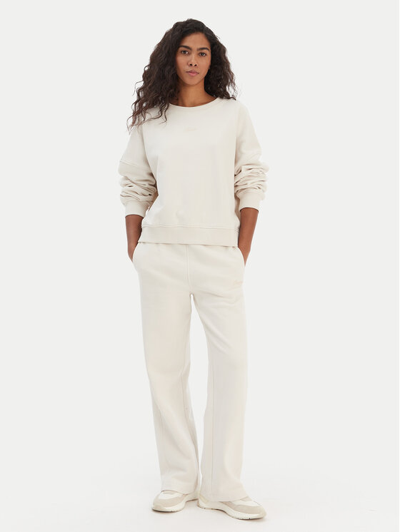 BOSS BOSS Majica dugih rukava C_Ever 50554711 Krem Oversize