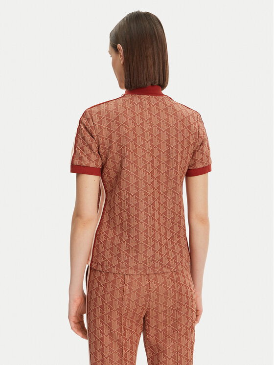 Lacoste Lacoste Pólóing DF3364 Barna Slim Fit