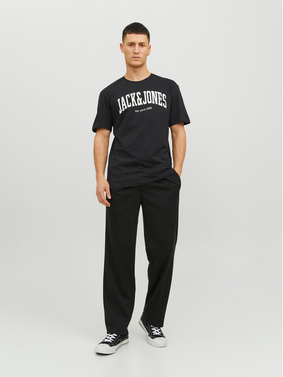 Jack & Jones Jack & Jones Majica Josh 12236514 Črna Relaxed Fit