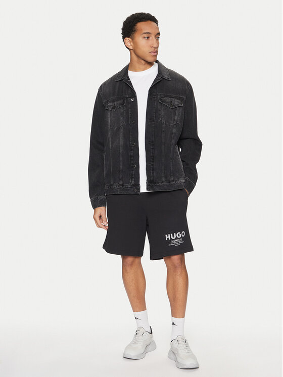 HUGO HUGO Sport rövidnadrág Nomario 50510728 Fekete Regular Fit