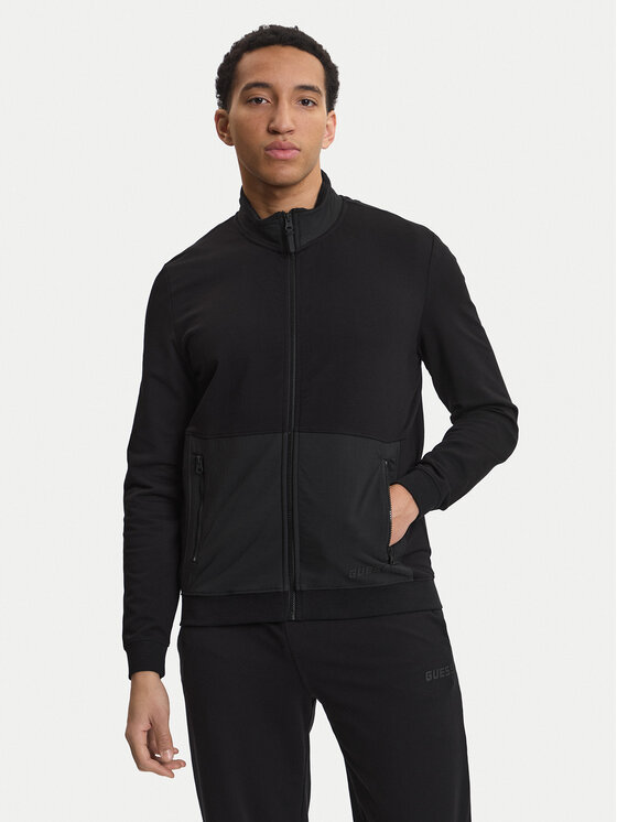 Guess Bluză Z6GQ04 K2833 Negru Regular Fit