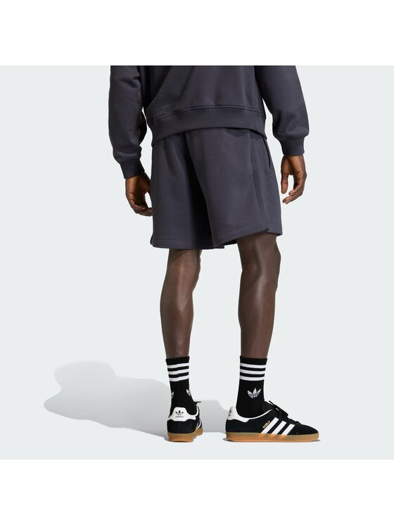 adidas adidas Szorty materiałowe 142531 Szary Regular Fit