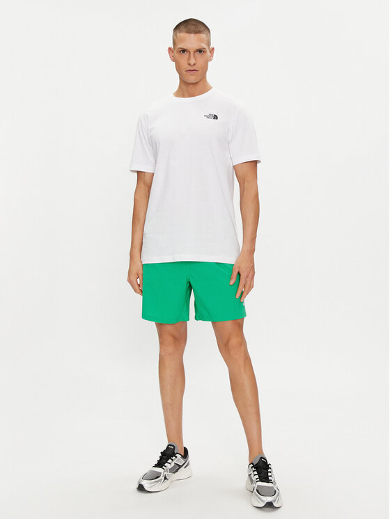 The North Face The North Face Tricou Redbox NF0A87NV Alb Regular Fit