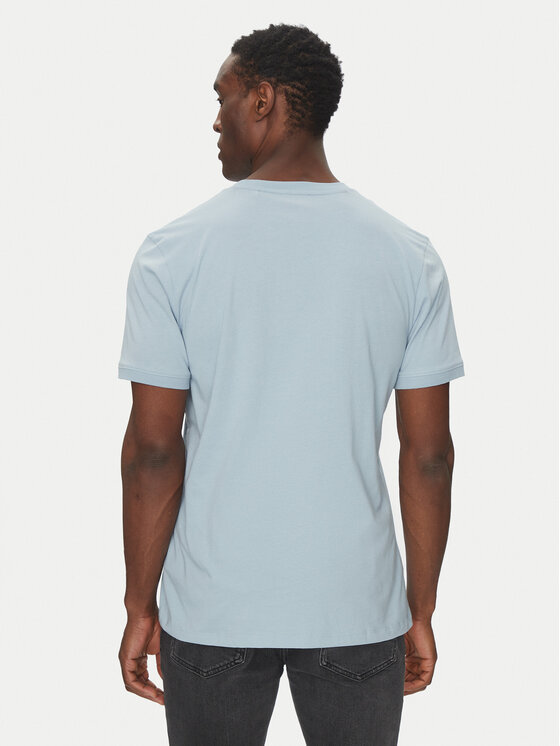 HUGO HUGO Tricou Diragolino212 50447978 Albastru Regular Fit