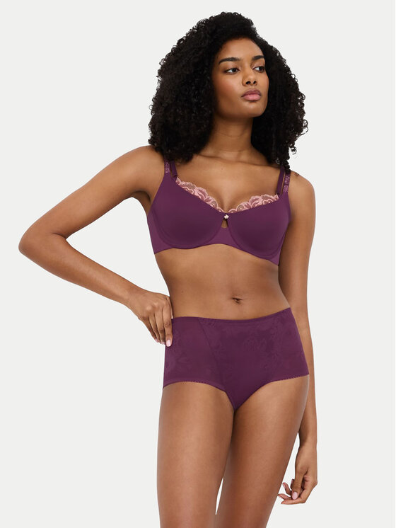 Triumph Triumph Nedrček s kostjo Wild Gardenia Florale 10224872 Vijolična
