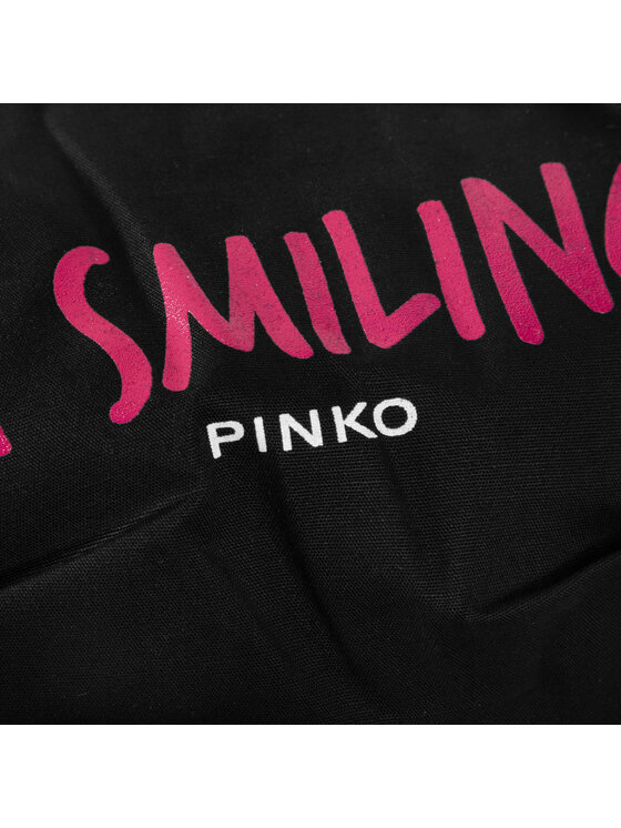 PINKO Pinko Platnena zaštitna maska Lolita Marscherina 20202 PRR 1N20CH.Y6XS Crna