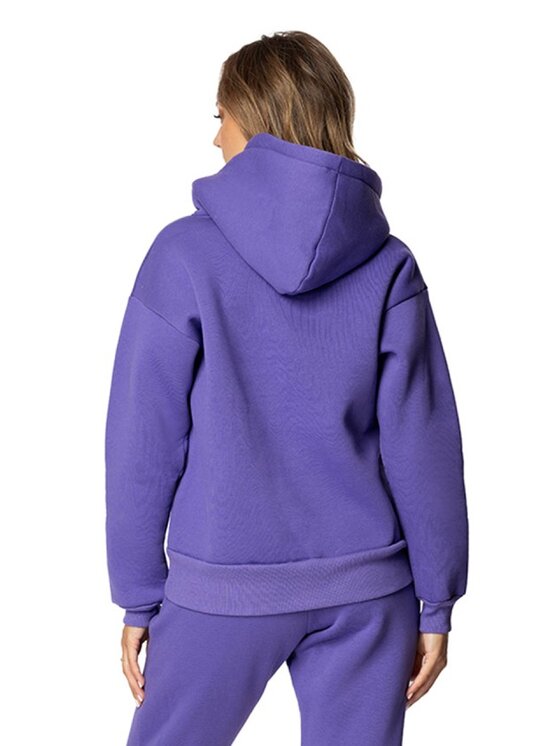 DKaren Sport DKaren Sport Bluza DK-K-B6 Fioletowy Regular Fit