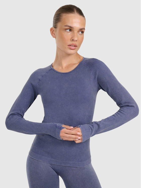 4F 4F Koszulka techniczna YOGA Granatowy Regular Fit