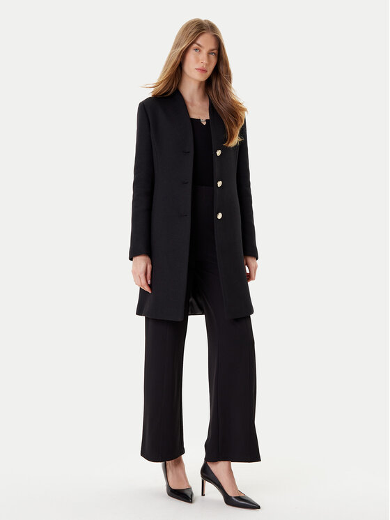Rinascimento Rinascimento Cappotto di lana CFC0126119003 Nero Regular Fit