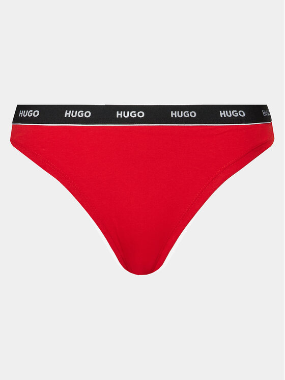HUGO Hugo Stringid Thong Stripe 50510622 Punane