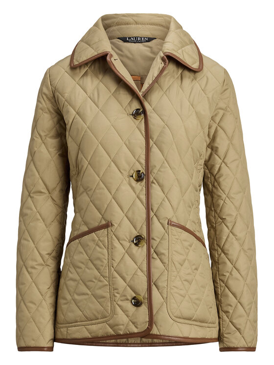 LAUREN RALPH LAUREN LAUREN RALPH LAUREN Демісезонна куртка 2,9798E+11 Бежевий Straight Fit