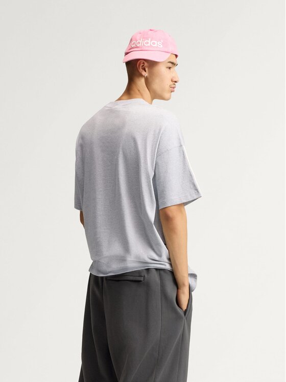 adidas adidas T-Shirt 173141 Szary jasny Oversize