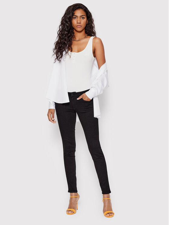 Top W2YI00 KA0H1 Bianco Slim Fit