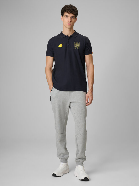 4F 4F T-Shirt TEAMWEAR Granatowy Regular Fit
