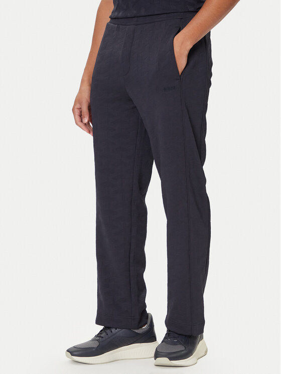 BOSS BOSS Melegítő alsó Mirror Long 50549713 Sötétkék Regular Fit