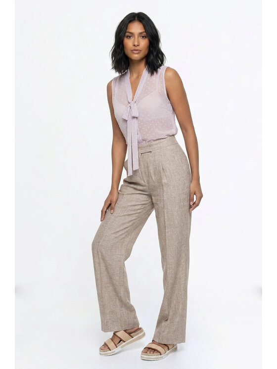 FIGL FIGL Blúzka M1368 Fialová Regular Fit