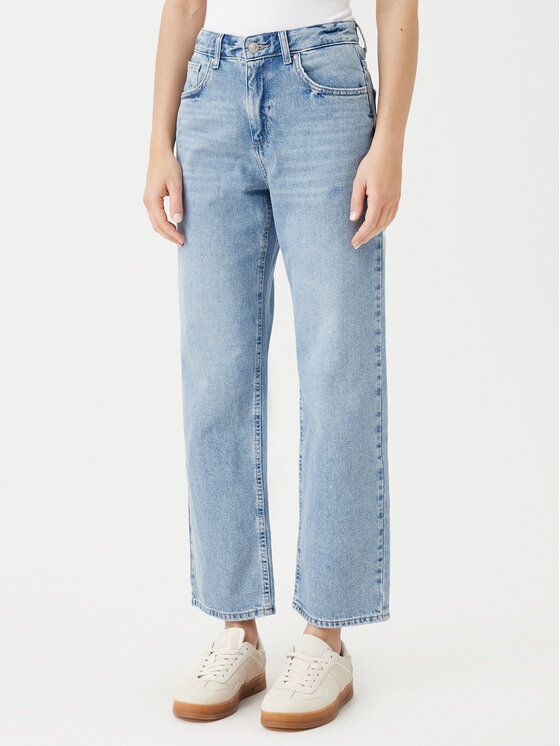 ONLY Džínsy Ella 15337154 Modrá Straight Fit